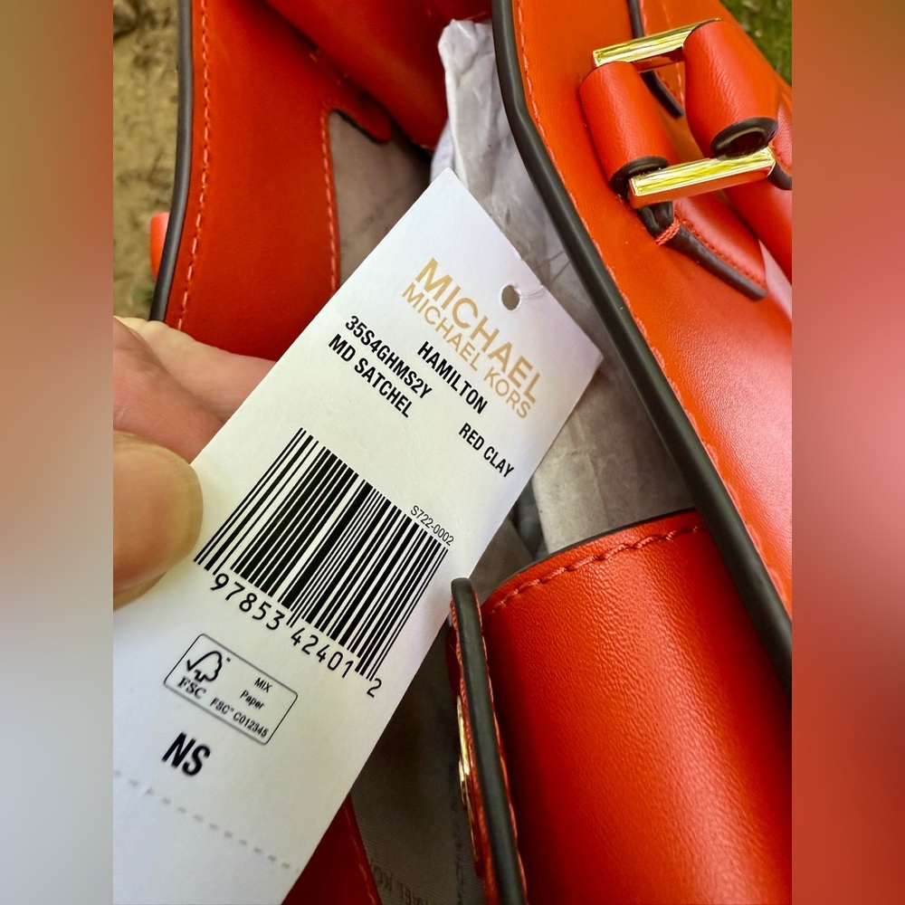 Michael Kors Bold Orange Satchel and Wallet Set - Picture 4 of 14